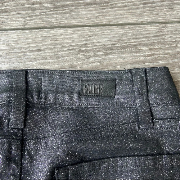 PAIGE Transcend Verdugo Ankle Skinny Jeans Shimmer  Coating - Picture 15 of 16